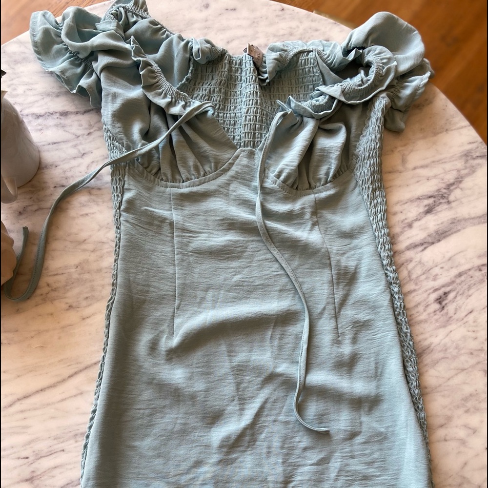 Tiffany Blue tight dress
